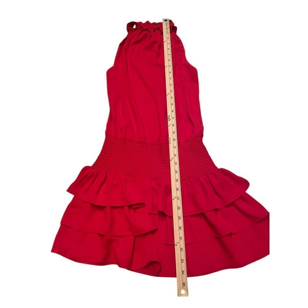 Amanda Uprichard Sorella Dress Red Size S Sleeveless Cocktail Party Formal - Picture 6 of 11